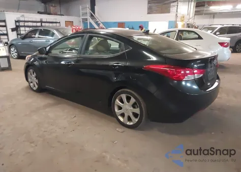 2012 Hyundai Elantra Limited (Ulsan Plant) from USA, damaged, VIN KMHDH4AEXCU407652